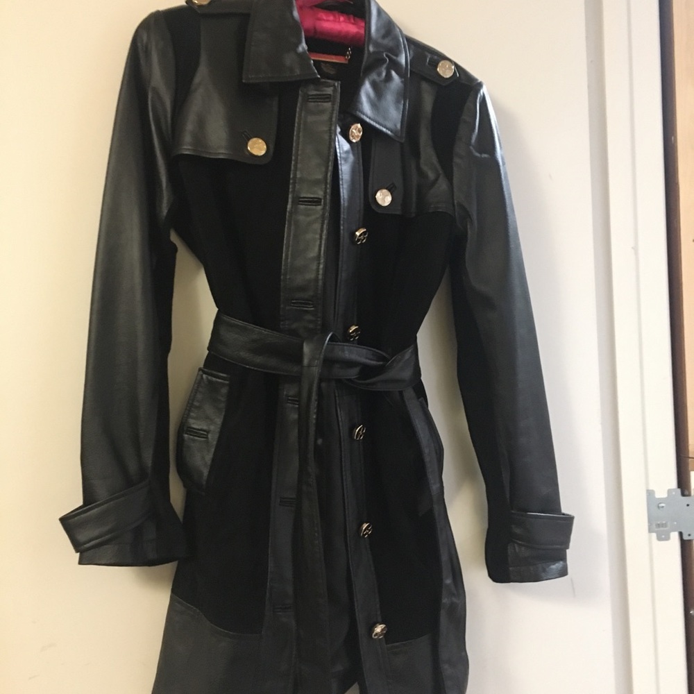 Iman- Black Leather Jacket